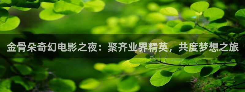 宅宅秋霞影院：金骨朵奇幻电影之夜：聚齐业界精英，共度梦想之旅